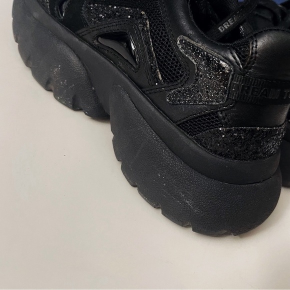 Maje Leather Suede Chunky Women's Sneakers Statement Casual School - Picture 9 of 12